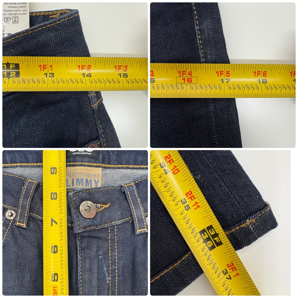 D&G Dolce & Gabanna Blue Slimmy skinny Jeans - Premium Denim - Picture 15 of 15
